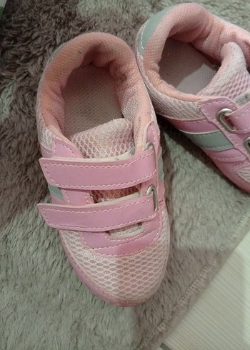 Vicco Kız Çocuk Pembe Cırtlı Spor Ayakkabı