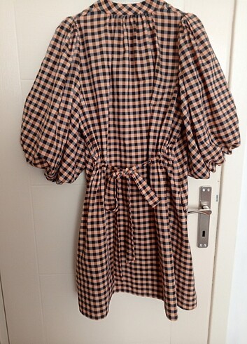 Cepli Balon kol elbise - Görsel 8