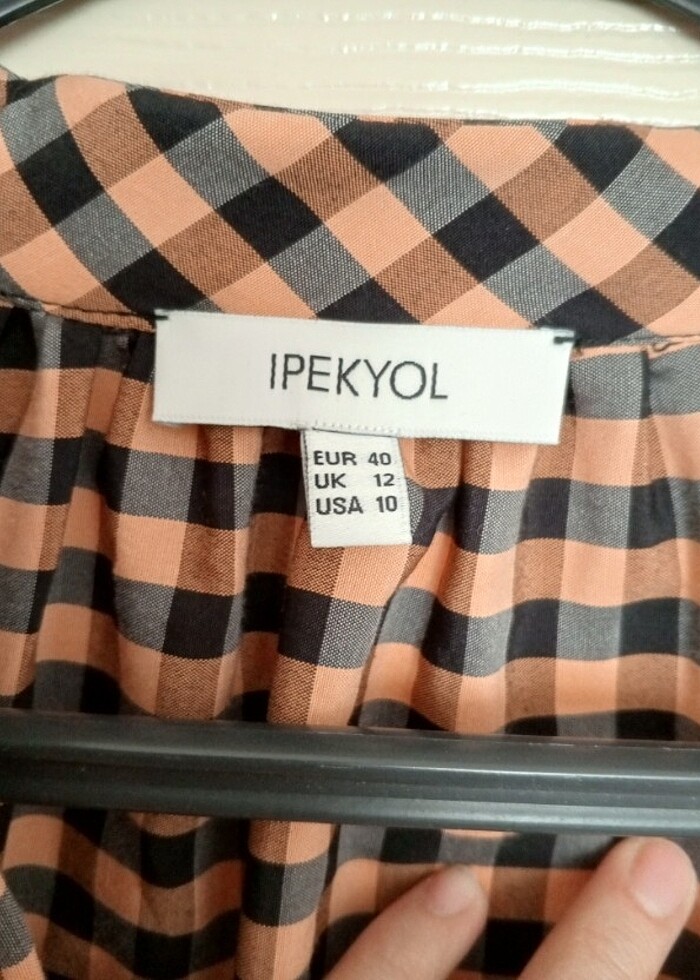 Cepli Balon kol elbise - Görsel 2