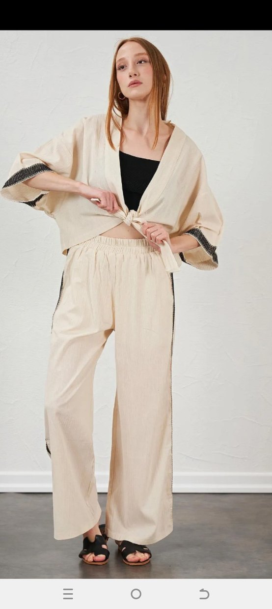 Bohem Tarz Bej takım - Görsel 3