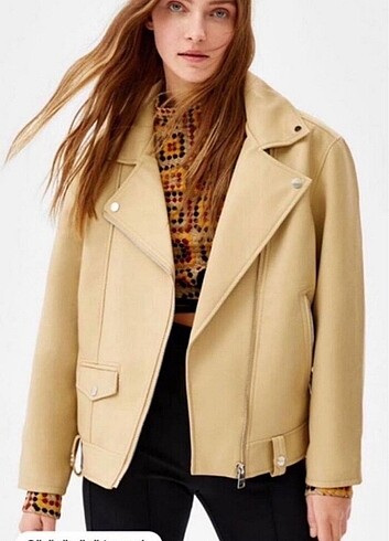 Bershka deri ceket