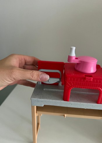 Kırmızı Çocuk Oyun Mutfak Seti - Görsel 3