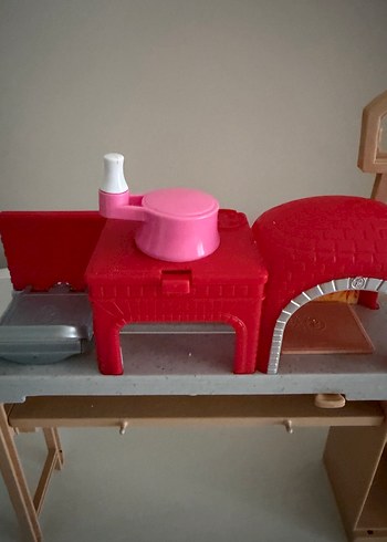 Kırmızı Çocuk Oyun Mutfak Seti - Görsel 4