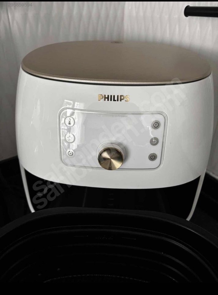 Philips Beyaz Gri Airfryer Fritöz - Görsel 3