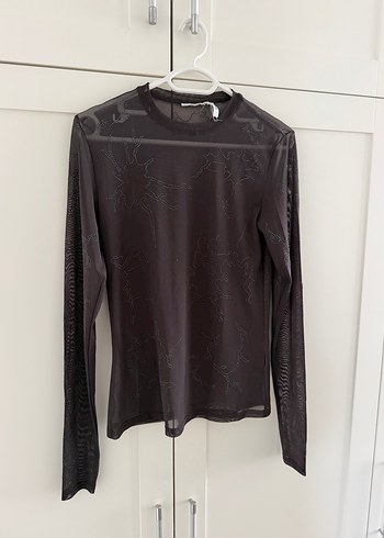 Uzun Kollu Siyah Gotik Bluz - Görsel 2
