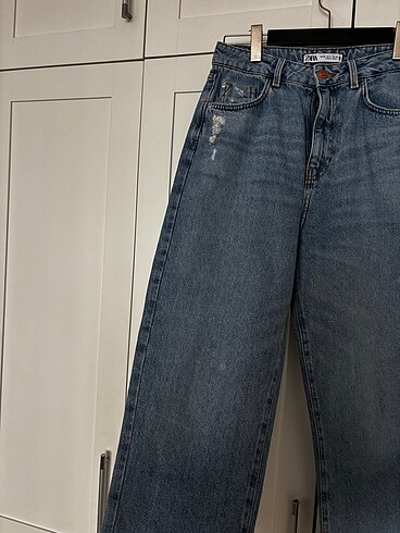 m Beden mavi Renk Zara mom jean