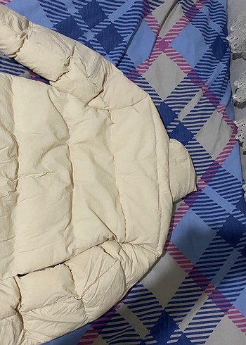 Erkek Bej Fermuarlı Kışlık Mont - Görsel 2