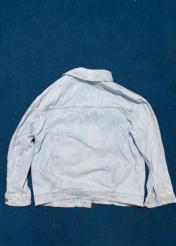 Düğmeli Açık Mavi Erkek Kot Ceket - Görsel 2