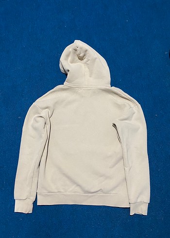 Bej Kapüşonlu Uzun Kollu Sweatshirt - Görsel 2