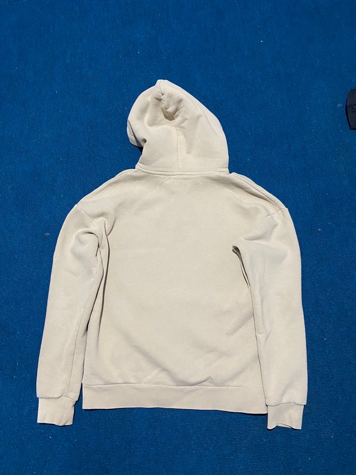 Bej Kapüşonlu Uzun Kollu Sweatshirt - Görsel 2