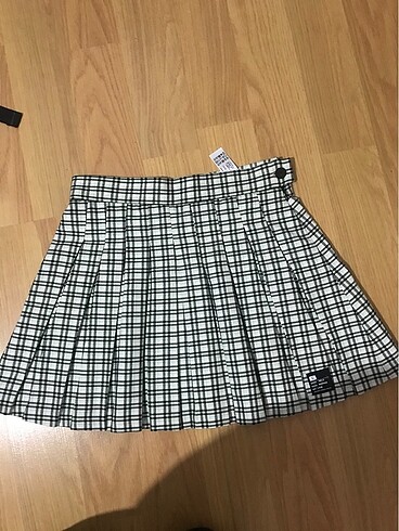 bershka pilili mini etek