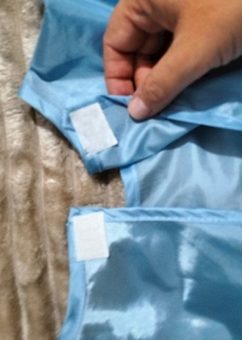 Uzun Kollu Parlak Mavi Boyama Önlüğü - Görsel 5