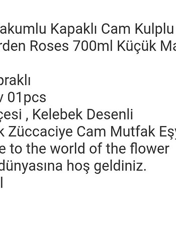 Mavi Çiçek Desenli Cam Sürahi - Görsel 5