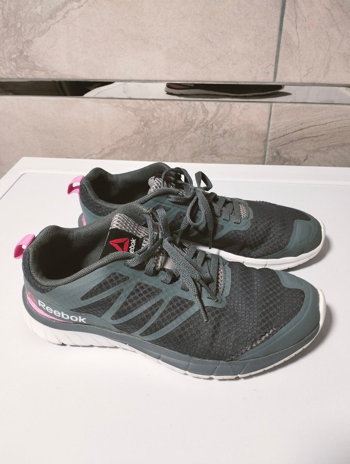 Reebok Gri Bağcıklı Kadın Spor Ayakkabı - Görsel 2