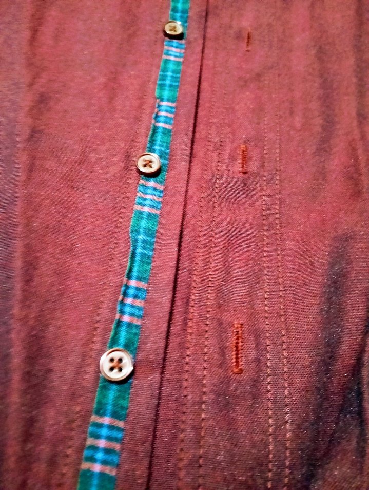 Tudors Bordo Erkek Uzun Kollu Gömlek - Görsel 2