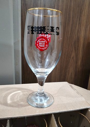 Altın Kenarlı %100 Malt Bira Bardağı - Görsel 2