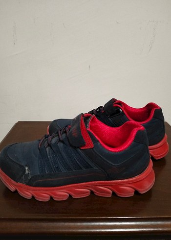 Kırmızı Siyah Erkek Çocuk Spor Ayakkabı - Görsel 2