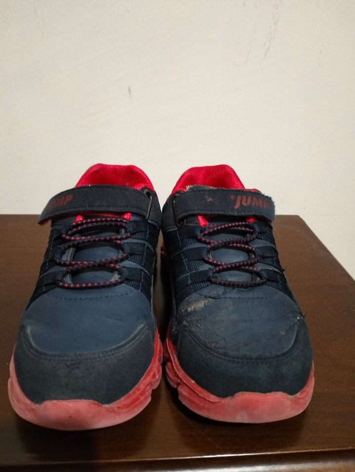 Kırmızı Siyah Erkek Çocuk Spor Ayakkabı - Görsel 3