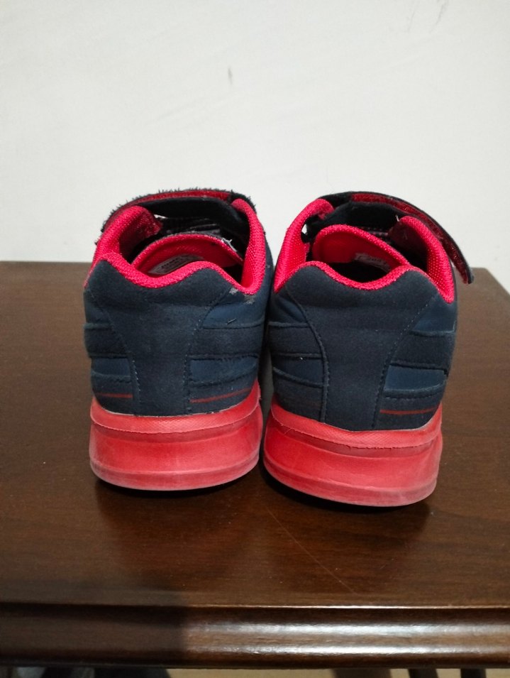 Kırmızı Siyah Erkek Çocuk Spor Ayakkabı - Görsel 4