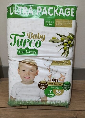 Baby Turco 7 Numara Cırtlı Bez 
