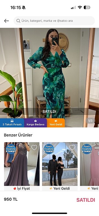 Ayrıldı