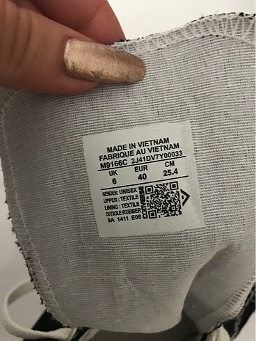 40 Beden Siyah Converse