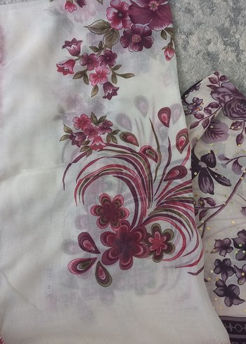 Kadın Çok Renkli Dantel Detaylı Bohem Şal - Görsel 5