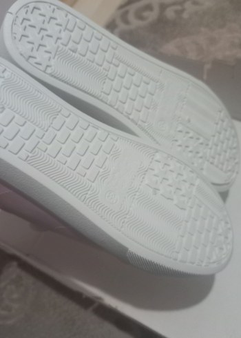 Kız Çocuk Pudra Pembe Cırtlı Spor Ayakkabı - Görsel 7