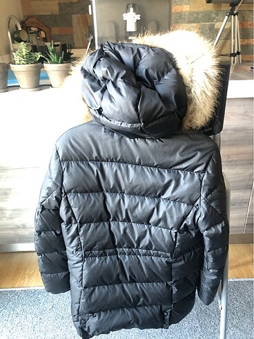 10 Yaş Beden siyah Renk kişlik mont erkek 140 cm 9-10 yaş