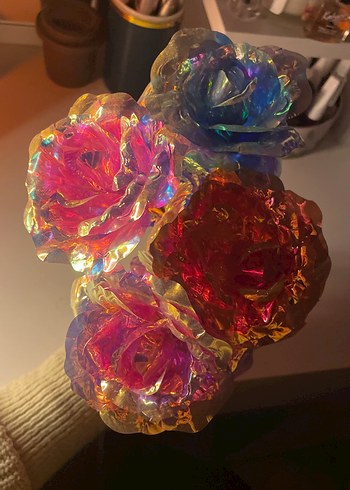 Renkli Parlak Çiçek Seti - Görsel 3