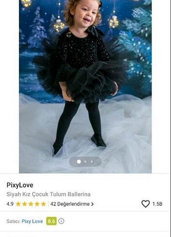 Pixy love 5 yaş işiltilı kadife kostüm