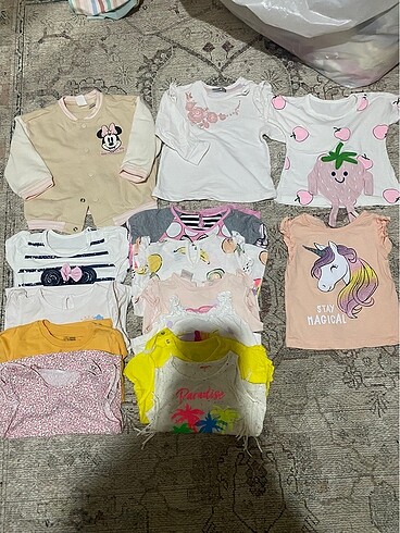 Toplu kız bebek kıyafetleri