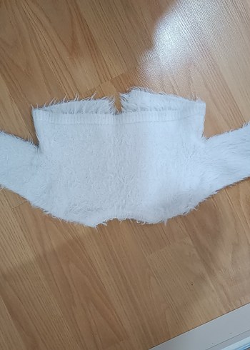 Kız Çocuk Beyaz Uzun Kollu Bolero - Görsel 3