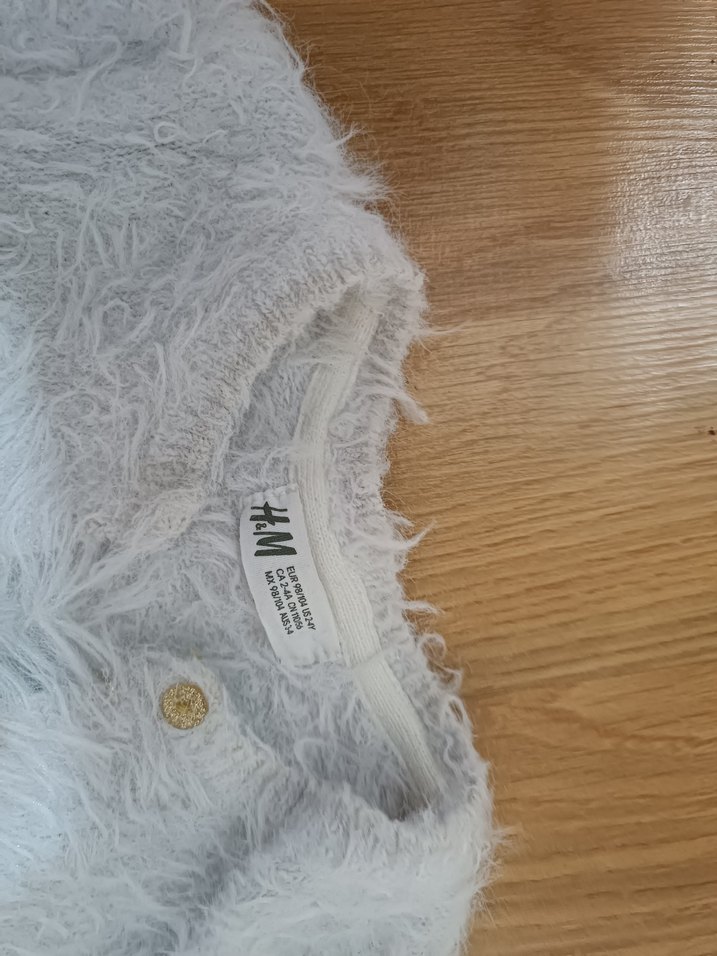 Kız Çocuk Beyaz Uzun Kollu Bolero - Görsel 2