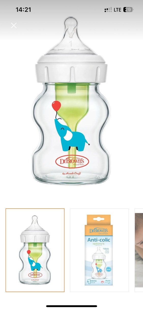 Dr Browns Antikolik biberon - Görsel 2