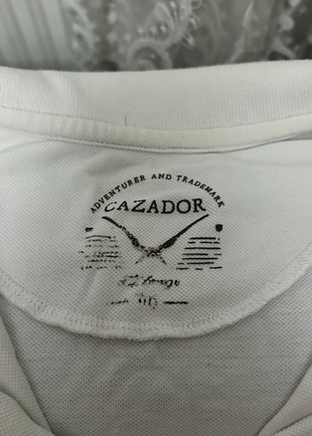 Erkek Beyaz Kısa Kollu Polo Tişört - Görsel 2