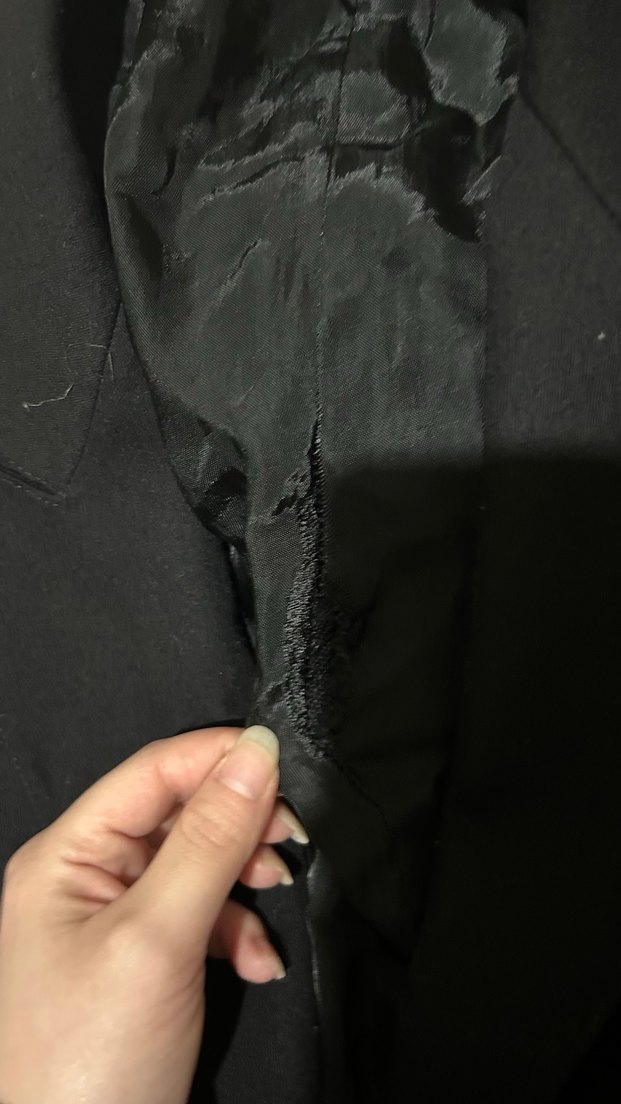 Siyah kadın blazer Ceket - Görsel 4