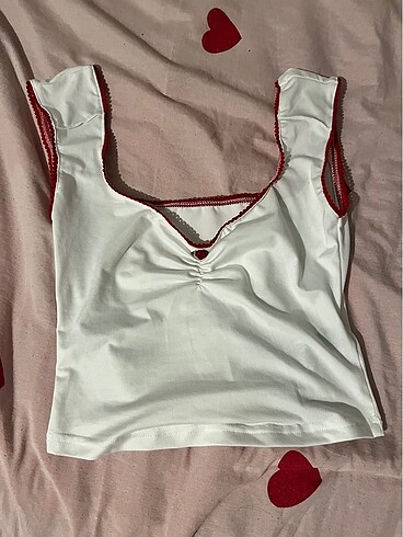 xs Beden çiçek detaylı crop