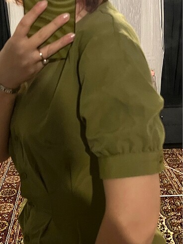 36 Beden haki Renk gömlek elbise