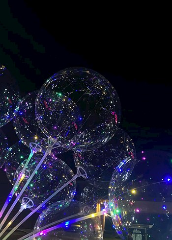 Renkli LED Işıklı Balonlar