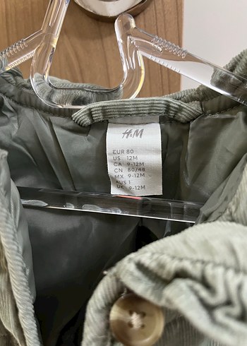 Düğmeli kız Çocuk Kapüşonlu Mont - Görsel 5