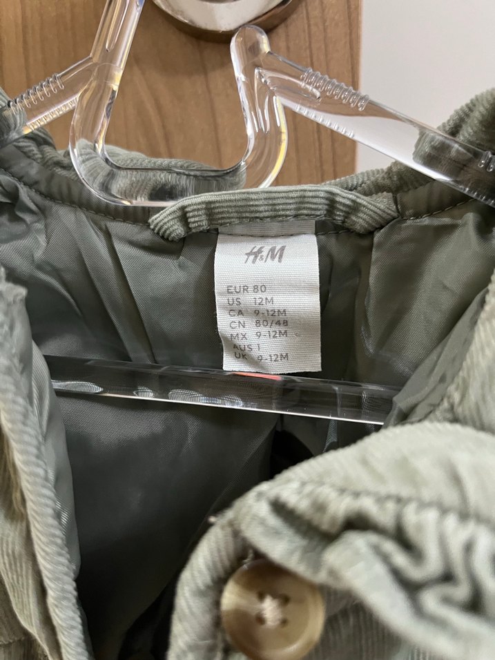 Düğmeli kız Çocuk Kapüşonlu Mont - Görsel 5