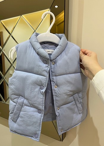 Mango kapitone yelek - Görsel 3