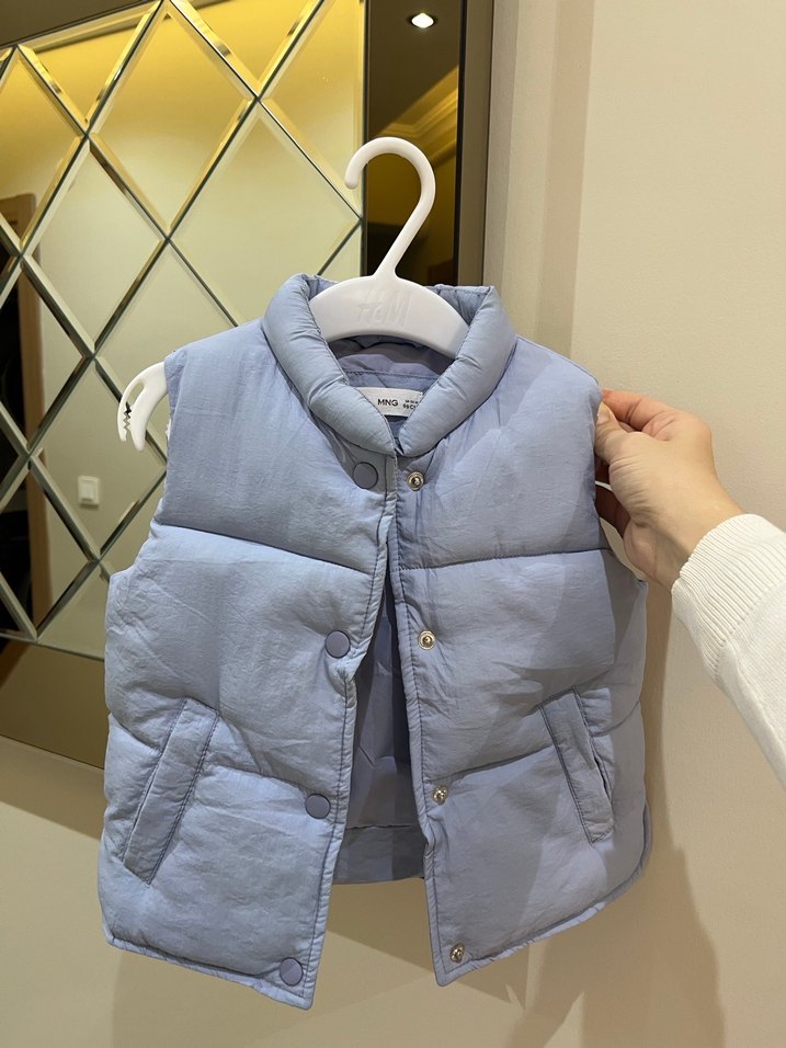 Mango kapitone yelek - Görsel 2