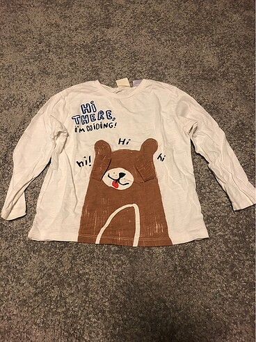 Zara uzun kollu tshirt