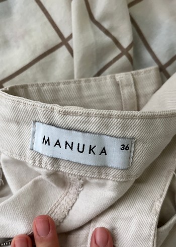 Bej Kadın Regular Fit Kot Pantolon - Görsel 2