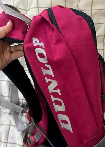 Bordo Dunlop Spor Sırt Çantası Fermuarlı - Görsel 2