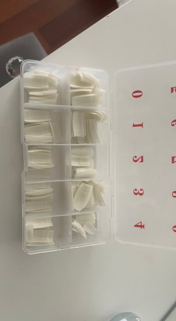 Beyaz Tırnak Süsleri Seti - Görsel 2