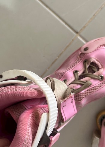 Pembe Bağcıklı Erkek Paten Ayakkabısı - Görsel 4