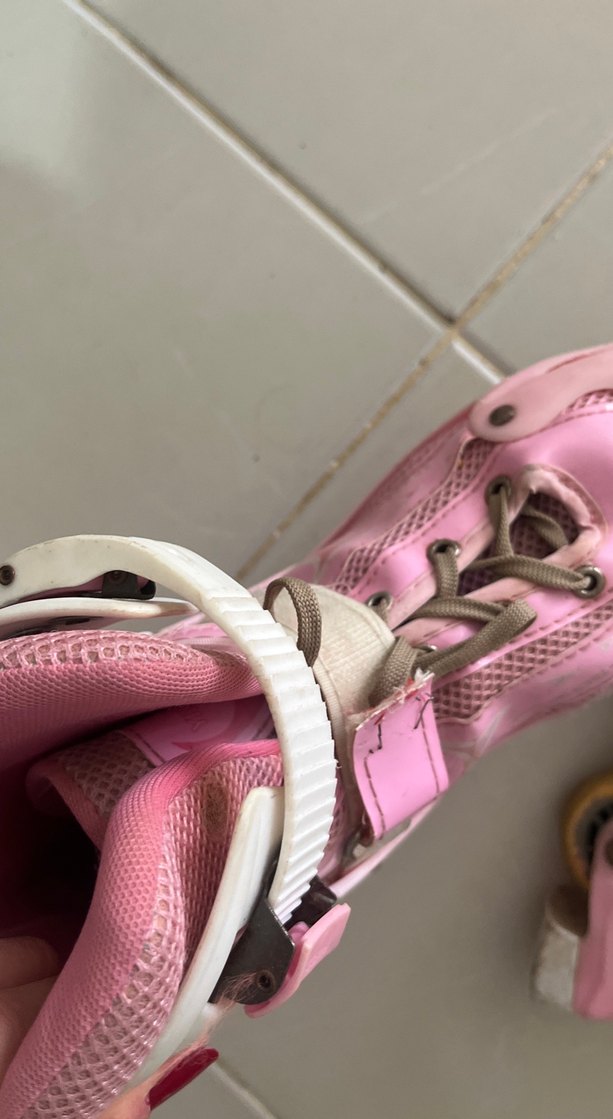 Pembe Bağcıklı Erkek Paten Ayakkabısı - Görsel 4